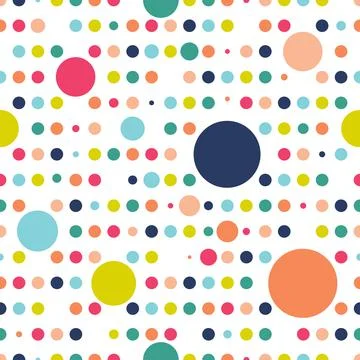 Dots background, pattern. Polka design vector. イラスト素材