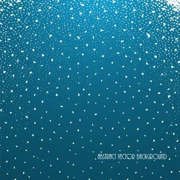 Dots on blue Illustrazione stock