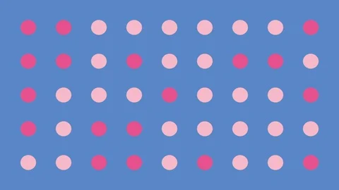 Dots Changing Colors Randomly Retro Vector Background Video stock 92094597