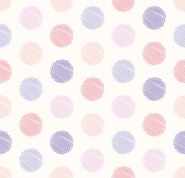 Dots circle geometric seamless pattern, background. Creative luxury candy style. Stockillustratie