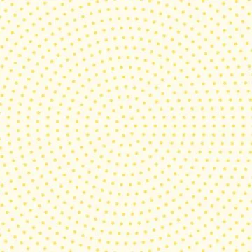 Dots circle pattern background in soft yellow color Stock Illustration