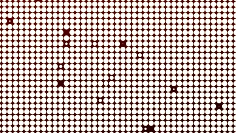 Dots Circles Grid Pattern Background Pulsing Dots Cosmic Grid Motion Video stock 306028582