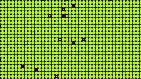 Dots Circles Grid Pattern Background Pulsing Grid Stars Unfolding Stock Footage 306028649