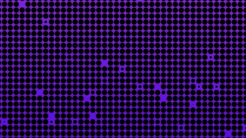 Dots Circles Grid Pattern Background Data-Driven Dots Constellation Effect Stock Footage 306028951