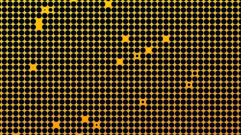 Dots Circles Grid Pattern Background Celestial Grid Dots Emergence Stock Footage 306029051