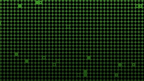 Dots Circles Grid Pattern Background Minimalist Dots Animation with Pulsing Star Stock Footage 306029104