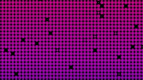 Dots Circles Grid Pattern Background Minimalist Dots Pop-In Sequence Stock Footage 306029297