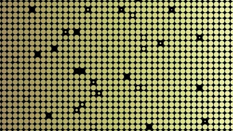 Dots Circles Grid Pattern Background Data-Driven Dots Fade-In Motion Video stock 306029312