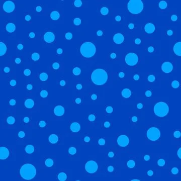 Dots, circles pattern. Seamlessly repeatable. Polka-dot, bubbles, fizzy aqua  イラスト素材