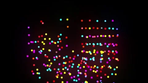 Dots colorful background Stock Footage 310532644