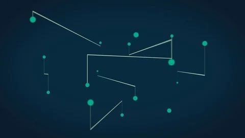 Dots Connection Stock Footage 87918705