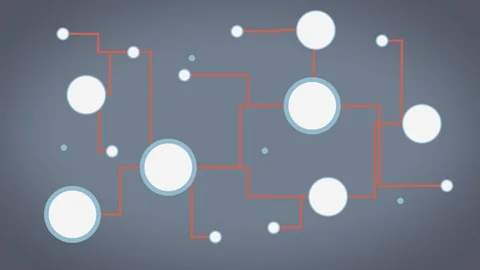 Dots Connection Video stock 87918787