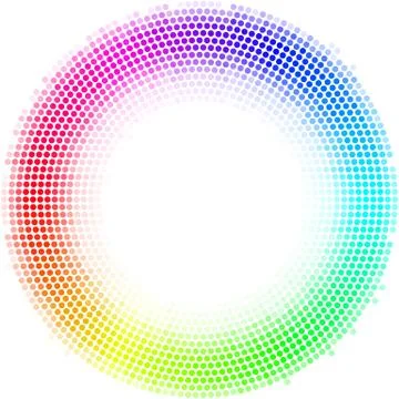 Dots digital form Stock Illustration