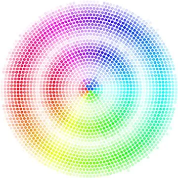 Dots digital form Stock Illustration