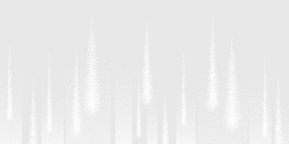 Dots Digital Technology Grey Light Vector Background. Artificial Intelligence Illustrazione stock