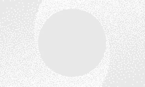 Dots Digital Technology Grey Light Vector Background. Artificial Intelligence Illustrazione stock