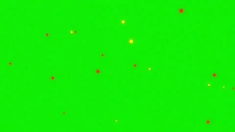 Dots Dynamic with Lot on Green Screen Chroma Key Background 動画素材 337045489