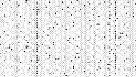 Dots of flashing circle animated background of black and white Stock Footage 146338230