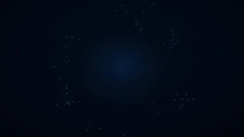Dots Flow Swirl Decentralized Network Background Video stock 344278921
