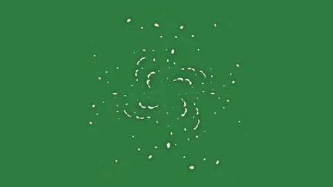 Dots flower design scene elements expression composition motion creative Video stock 335696761