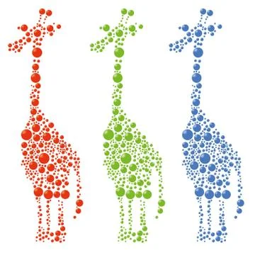 Dots gireffe Stock Illustration