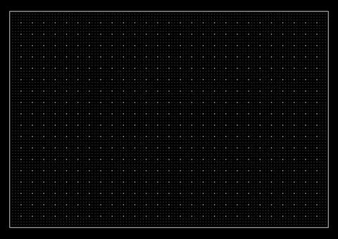 Dots Grid Frame Tech Nano Futuristic Minimalist Line Art Background Stockillustratie