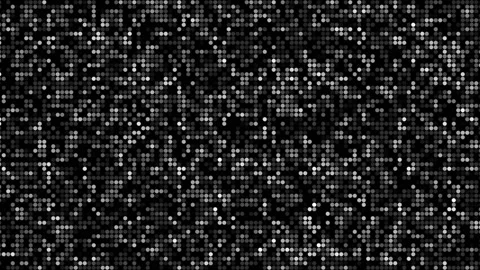 Dots on a grid surface moving and twisting from order to chaos. White bright Stock Footage 105862950
