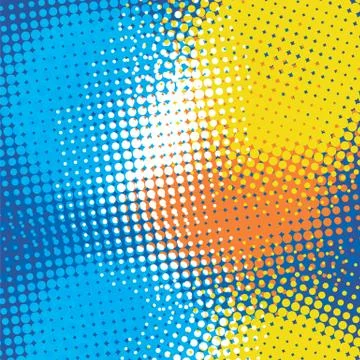 Dots halftone vector background Stock Illustration