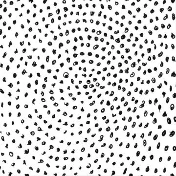 Dots ink texture background. Vintage black and white illustration with dots.  Stock Illustration