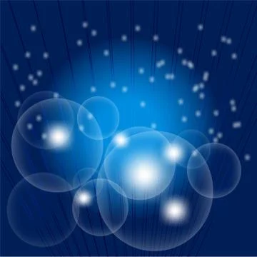 Dots light Abstract Vector blue circle Background Stock Illustration