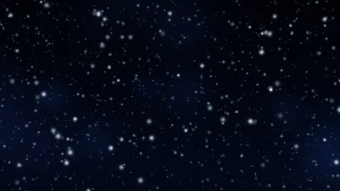 Dots of light drift across a deep blue gradient Stock Footage 329901102