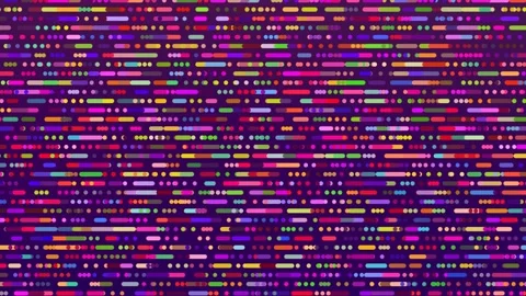 Dots Lines Abstract Bars and Dots Animation Sequence Stock Footage 305360563