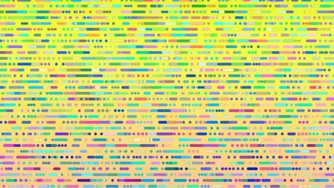 Dots Lines Abstract Bars and Random Dots Motion  Stock Footage 305360614