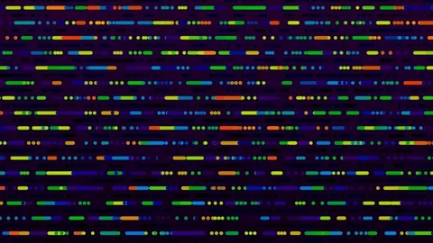 Dots Lines Abstract Random Dots and Lines Motion Graphic Stock Footage 305360653