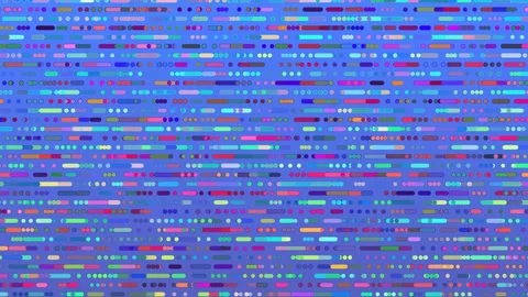 Dots Lines Data-Driven Dots and Bars Motion Graphic Stock Footage 305360601