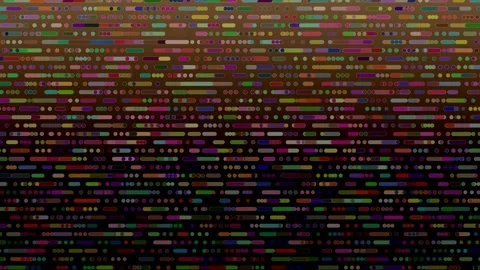 Dots Lines Rhythmic Dots and Lines Animation Loop Stock Footage 305360532