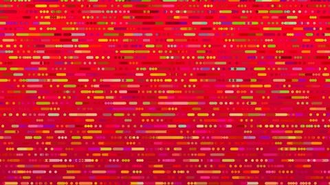 Dots Lines Rhythmic Lines and Dots Visual Transition Stock Footage 305360603