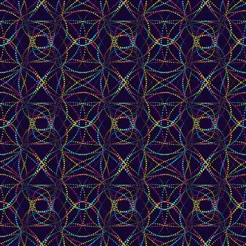 Dots ornament pattern neuron texture bright Stock-Illustration