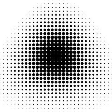 Dots pattern abstract graphic halftone gradient Illustrazione stock