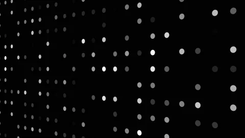Dots pattern background randomly blinking and moving (seamless loop) Video stock 169160544