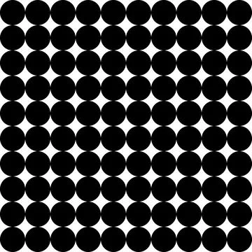 Dots pattern. Black white seamless dotted background Stock Illustration