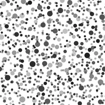 Dots Pattern Chaotic Black Grey Background Illustrazione stock