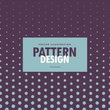 Dots pattern design on purple background Stock Illustration