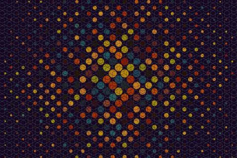 Dots pattern texture background. Flat dotted spotted pattern. Modern dotted t Illustrazione stock