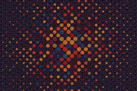 Dots pattern texture background. Flat dotted spotted pattern. Modern dotted t Illustrazione stock