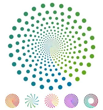 Dots pattern. Vector elements made of circles. Vector design elements, circul Stock Illustration