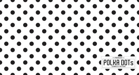 Dots pattern vector. Polka dot background. Seamlles polka dots abstract backg Stock Illustration