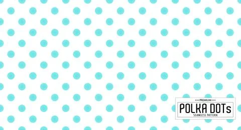 Dots pattern vector. Polka dot background. Seamlles polka dots abstract backg Stock Illustration