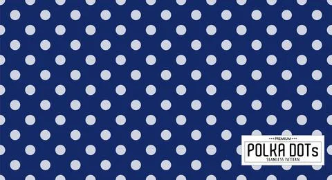 Dots pattern vector. Polka dot background. Seamlles polka dots abstract backg Stock Illustration