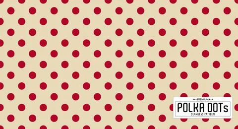 Dots pattern vector. Polka dot background. Seamlles polka dots abstract backg Stock Illustration